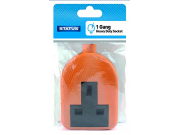 Status 1 Gang 13 Amp Heavy Duty Orange Socket